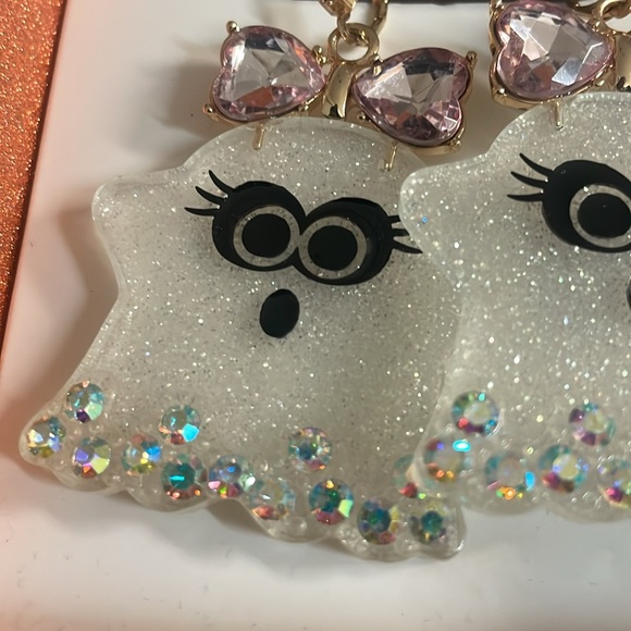BETSY JOHNSON Boo Ghost Earrings NIB NEW - Picture 4 of 9